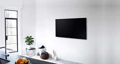 شکل1 - نصب تلویزیون روی دیوار